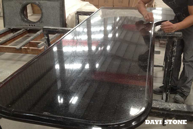 Black Granite Countertops Kitchen-MG Black Granite Stone